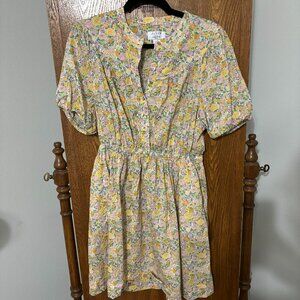 J. Crew Puff-Sleeve Liberty Elysian Day Floral Shirtdress